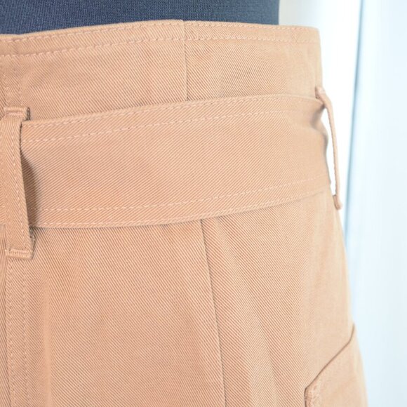 Norse Projects Josie Organic Cotton Twill Asymmetric Midi Skirt Sz 4 - Picture 7 of 10